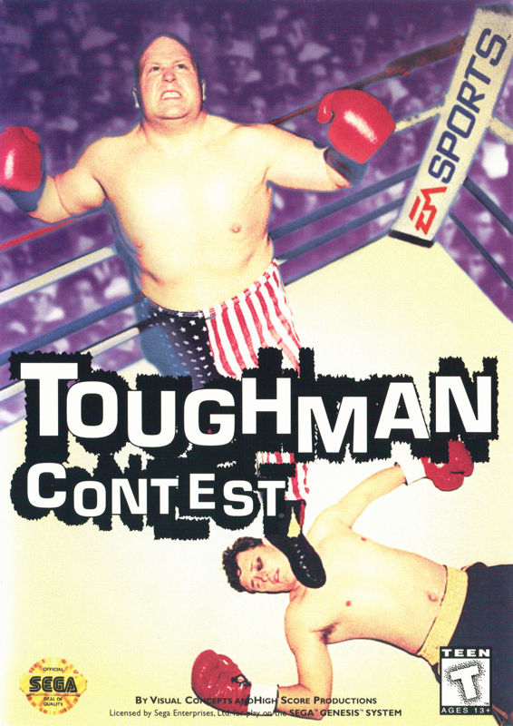 Toughman Contest box art for Sega Mega Drive